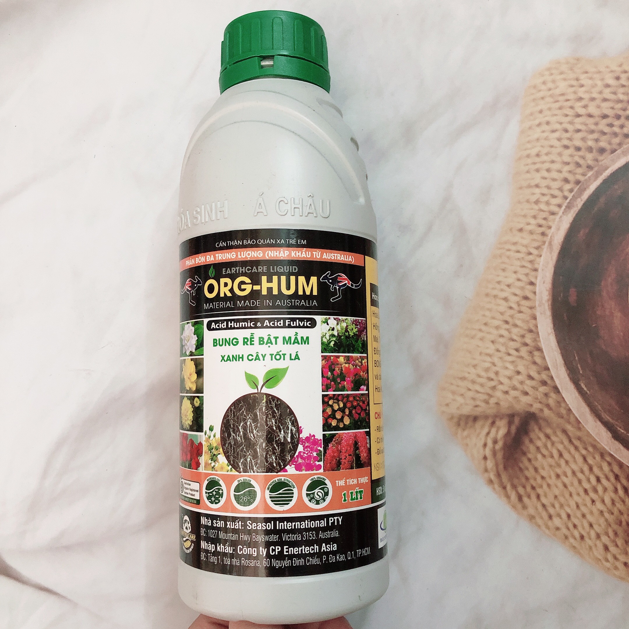Phân bón lá org -hume bung rễ bật mầm chai 01 lít