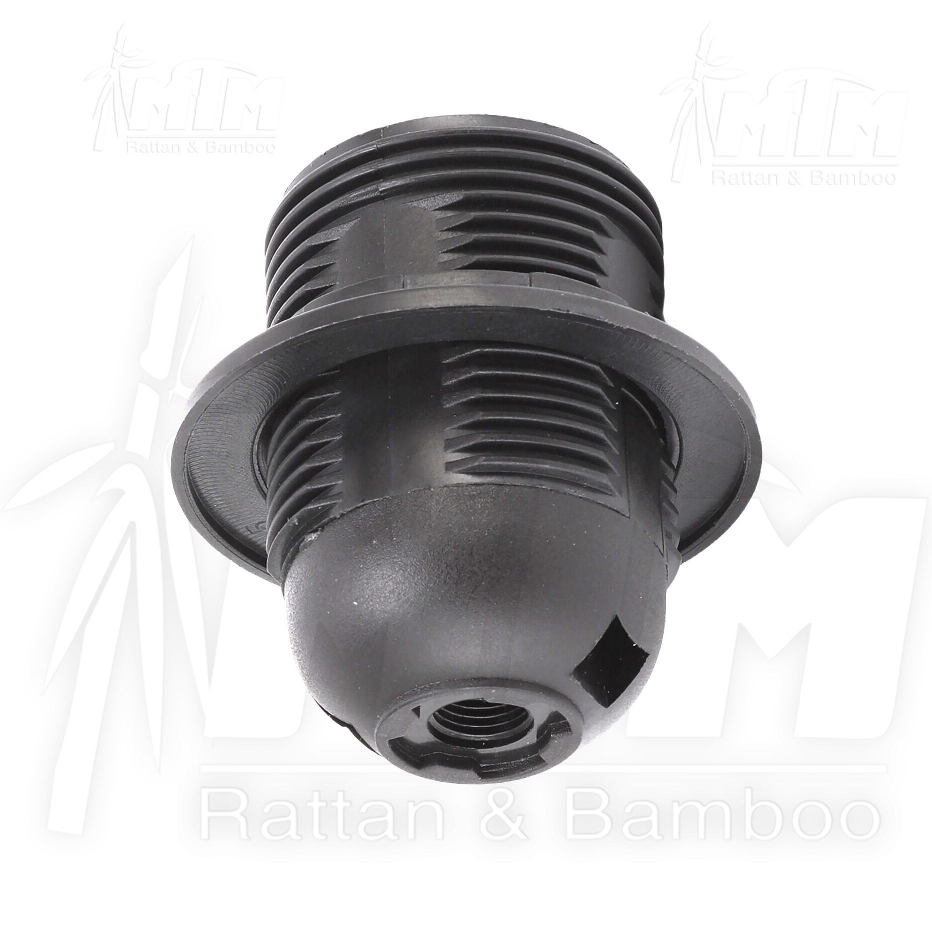 Đui đèn vành E27 dùng cho lồng đèn mây tre, đèn gỗ, đèn sắt.