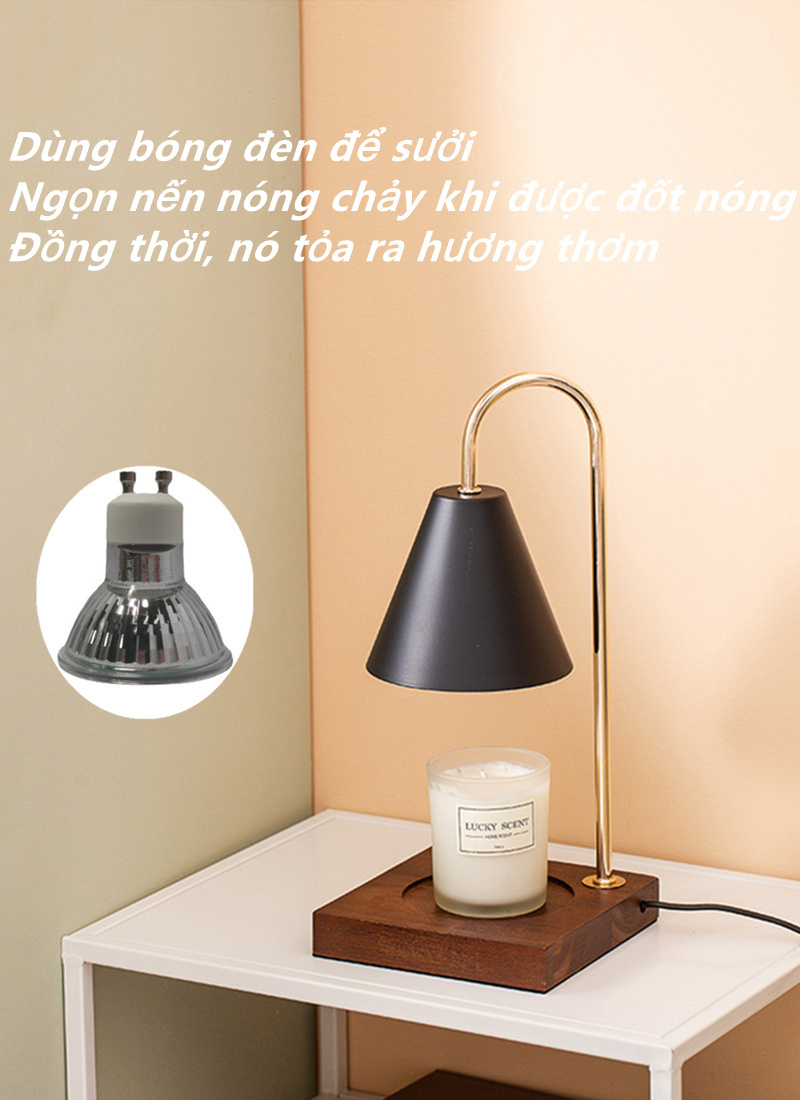 Đèn đốt nến thơm đèn bàn