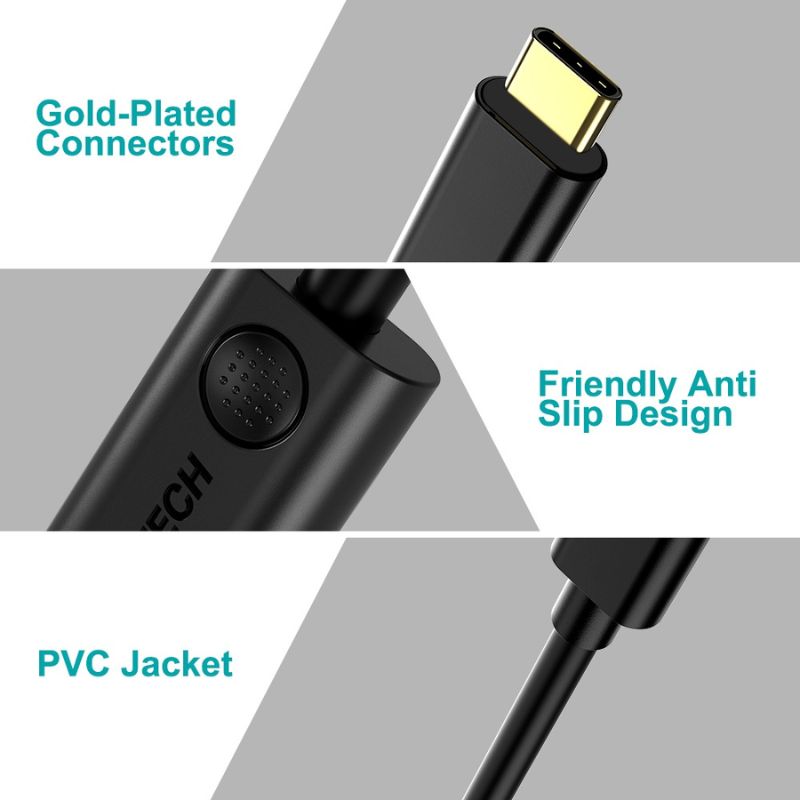 Hub chuyển đổi Choetech HUB-H04 từ Type C sang HDMI (âm)  (Hàng chính hãng)