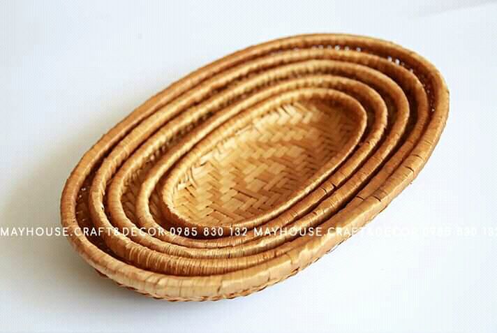 Mẹt tre hình oval 11*21cm