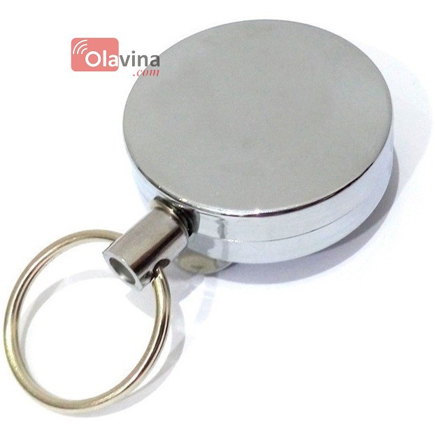 Móc khóa dây rút kim loại