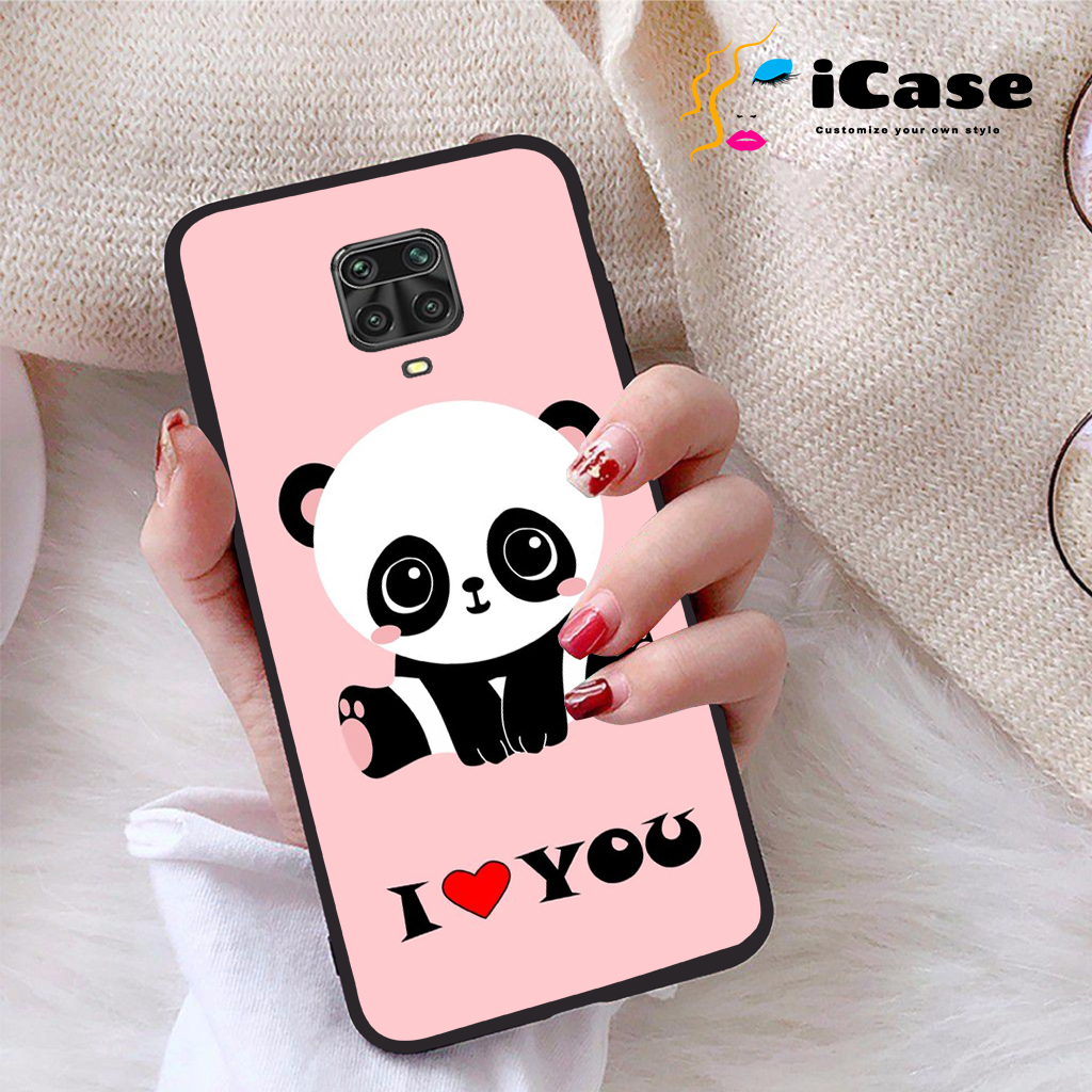 Ốp lưng Xiaomi Redmi Note 9S viền dẻo TPU BST Panda