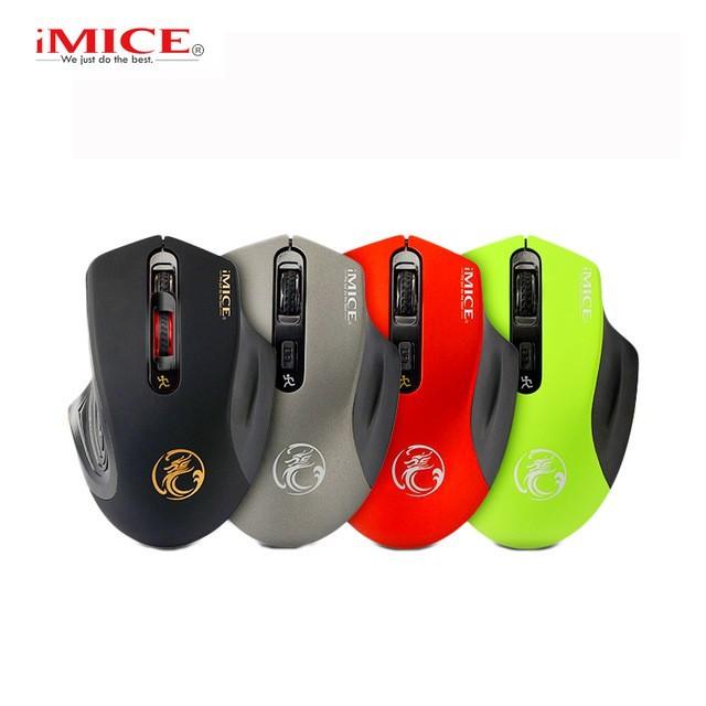 Chuột không dây chuyên Gaming  iMICE E-1800 - Độ nhạy max 2000 DPI