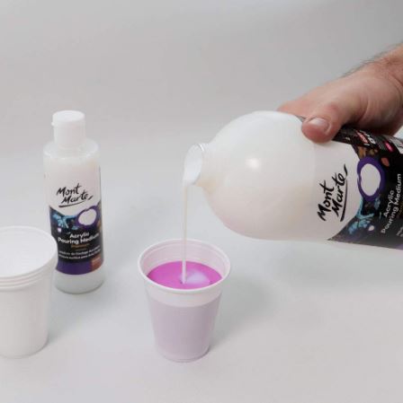 Dung môi pha loang, long mau acrylic, Mont Marte 240ml