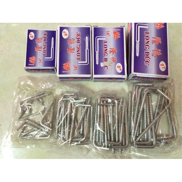 [HCM]Vít Móc Màn Chũ L Full Các Số Từ 4 Phân - 11 Phân Long Đức (Nguyên Hộp Dao Động 8-14 Cây/ Hôp[)