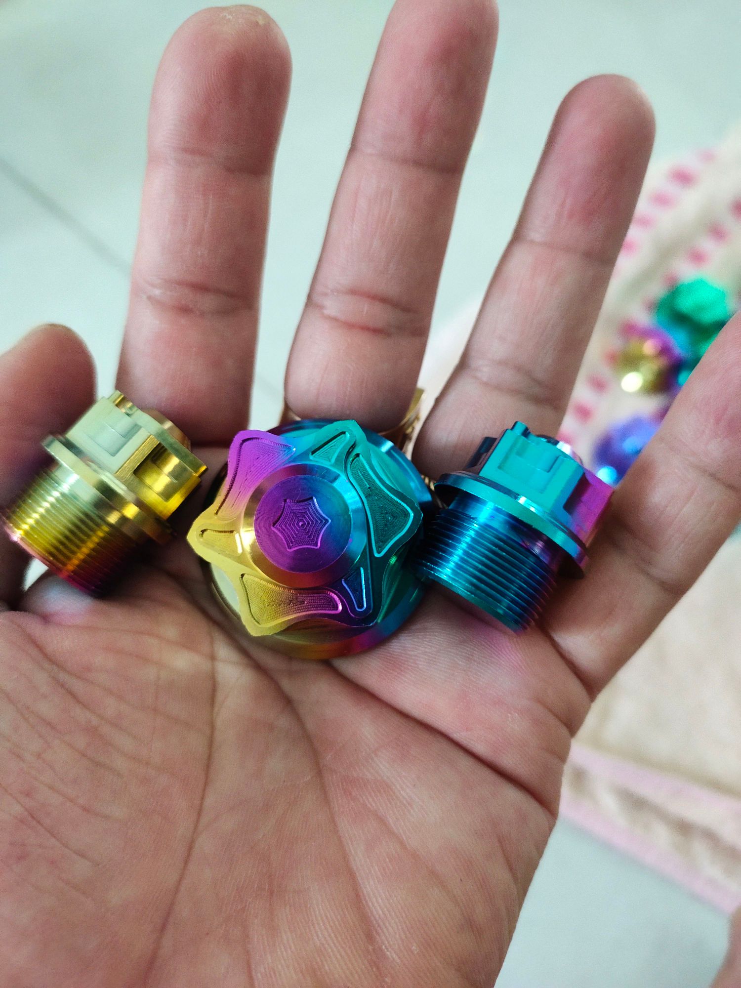 3 ốc trảng ba sonic xanh lục bảo