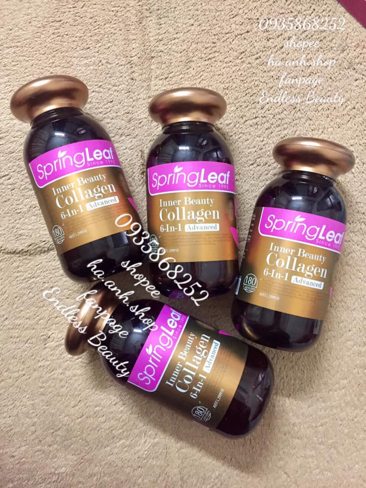 Springleaf Inner Beauty Collagen 6-In-1 Advanced 180 viên