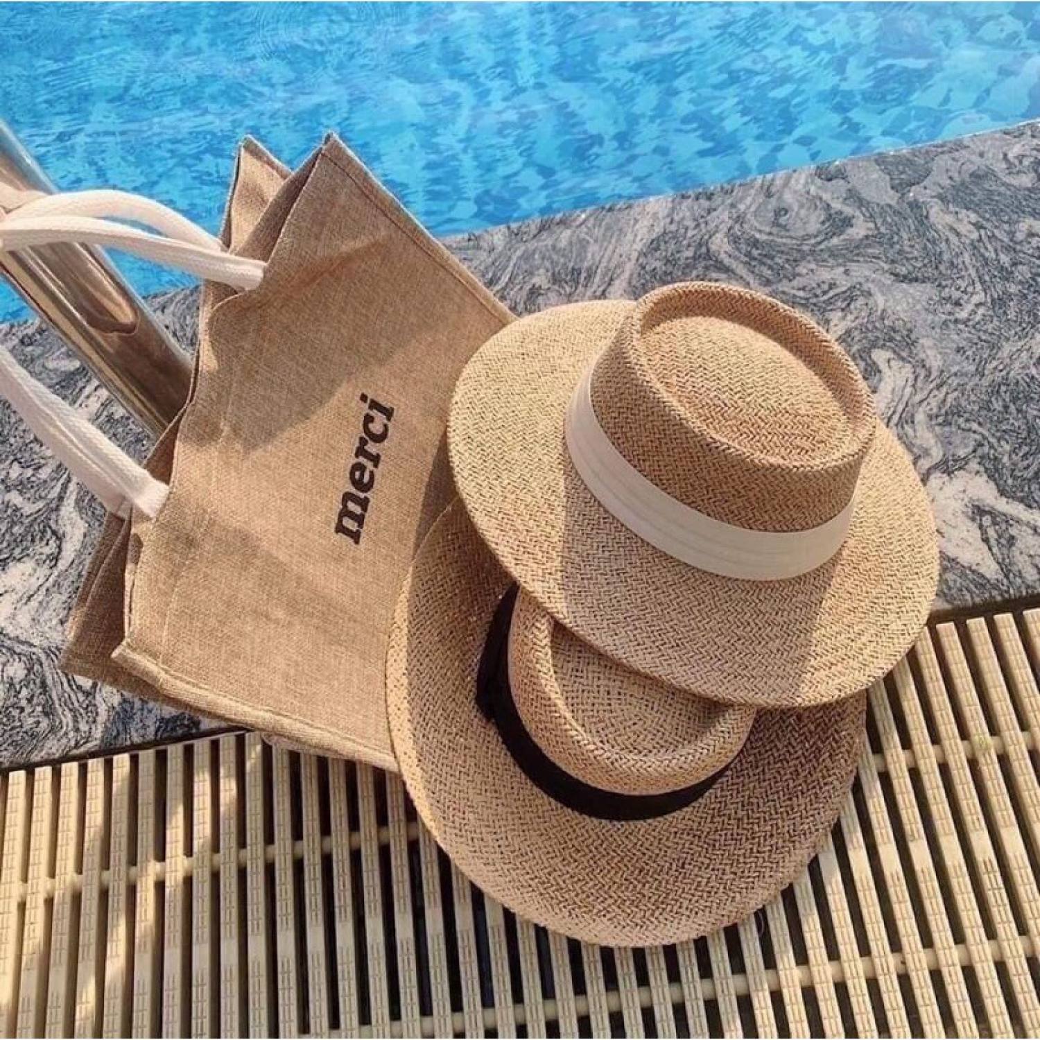 Set Đồ Đi Biển 3 Món Siêu Xinh ( TÚI CÓI- KÍNH - MŨ)