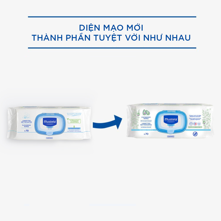 Khăn giấy ướt - Dermo Soothing Wipes