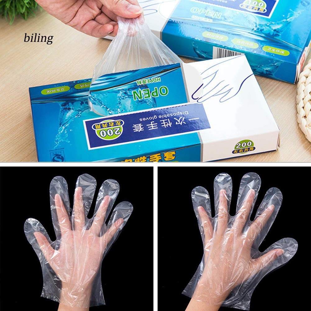 Hộp Găng Tay Nilon Dùng Một Lần