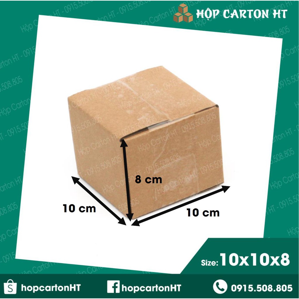 10x10x8 Combo 100 hộp carton
