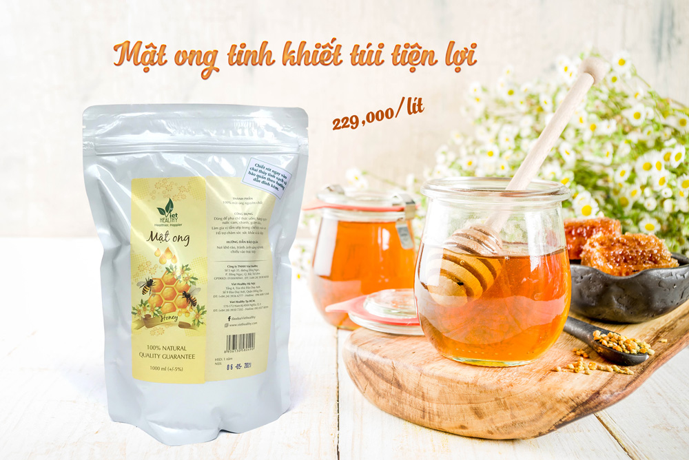 Mật ong tinh khiết Viet Healthy 500ml