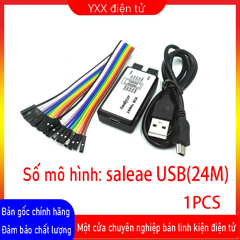 1pcs máy phân tích logic usb chip đơn arm fpga gỡ lỗi vũ khí 24m lấy mẫu 8 kênh usb saleae