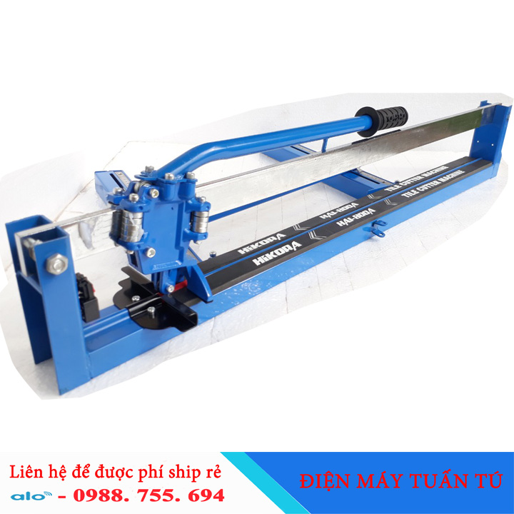 Máy cắt gạch đá 80cm - Máy cắt gạch men bàn đẩy 80cm - Máy cắt gạch - Bàn cắt gạch Hikora Nhật Bản