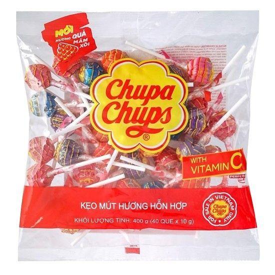 Kẹo Mút  Chupa Chups Hương Trái Cây 60 Que / Bịch