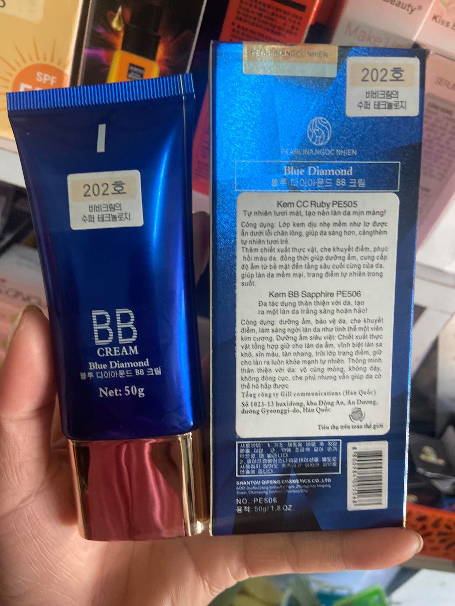Kem nền lót kim cương agc cc cream, bb cream