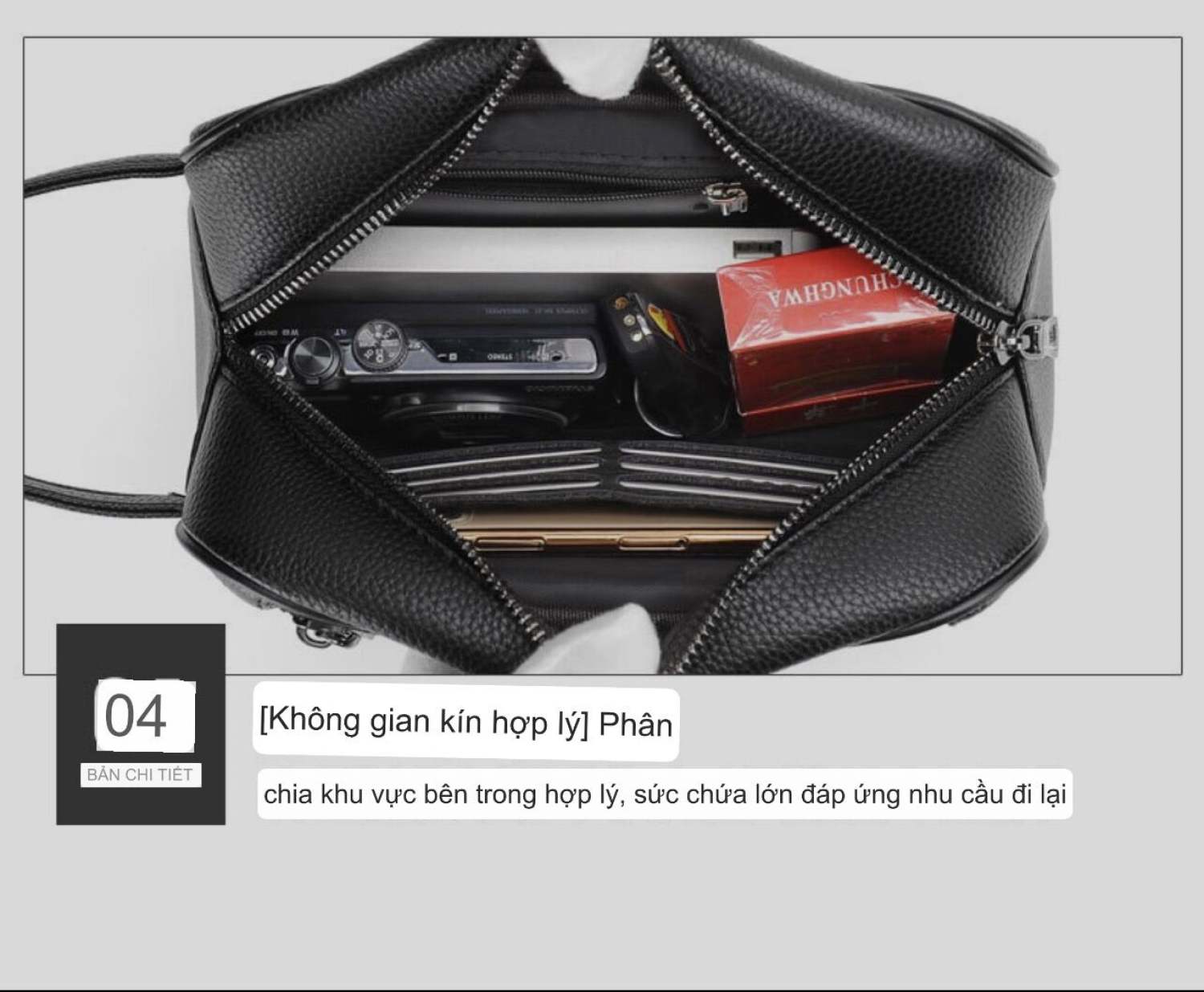 VÍ CẦM TAY NAM DA CAO CẤP F869