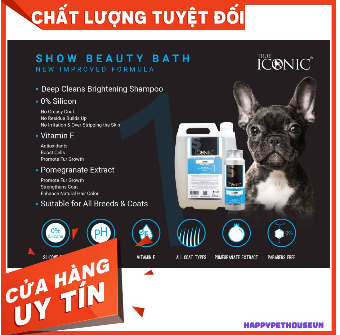 [Chai Chiết] Sữa tắm cao cấp cho thú cưng chó mèo True Iconic