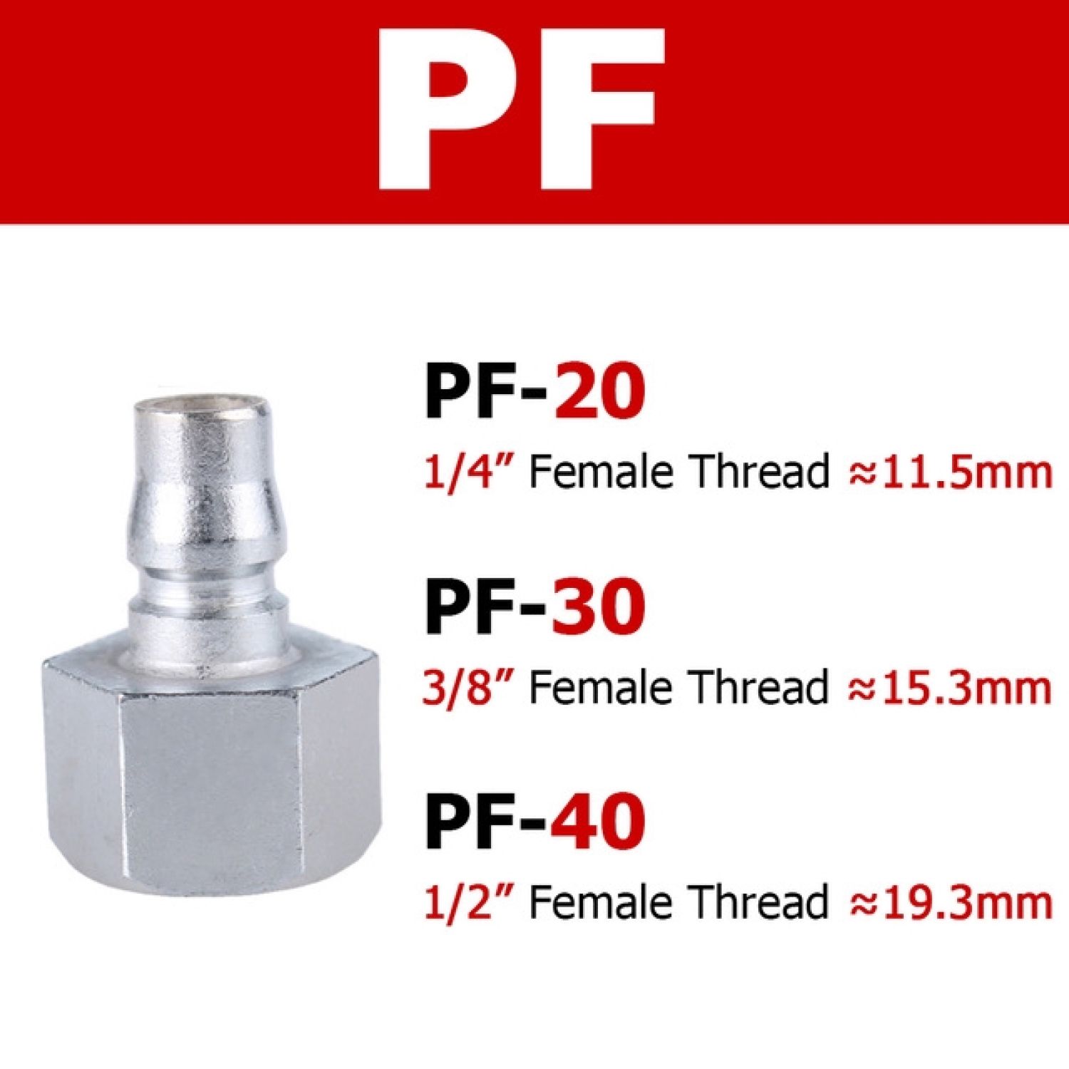 Đầu nối hơi nhanh khí nén c type pneumatic quick connector pp sp pf sf ph sh pm sm 20 30 40 high pressure coupling