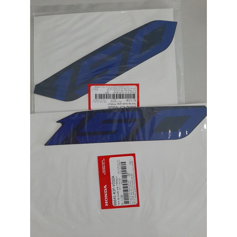 Tem chữ 150 xe air blade 2020 chính hiệu honda