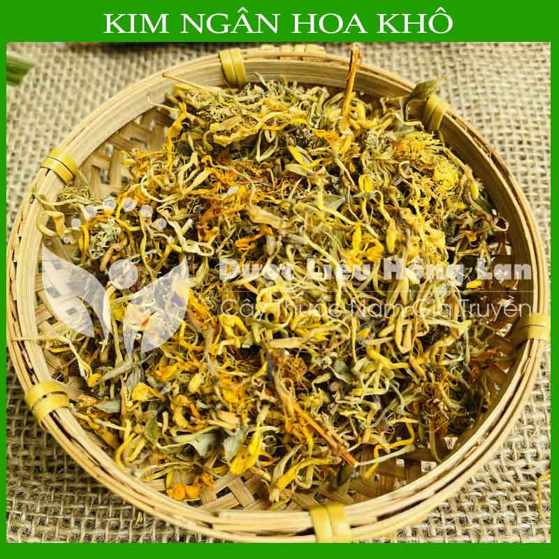 Dược liệu kim ngân hoa khô sạch đóng gói 500gram