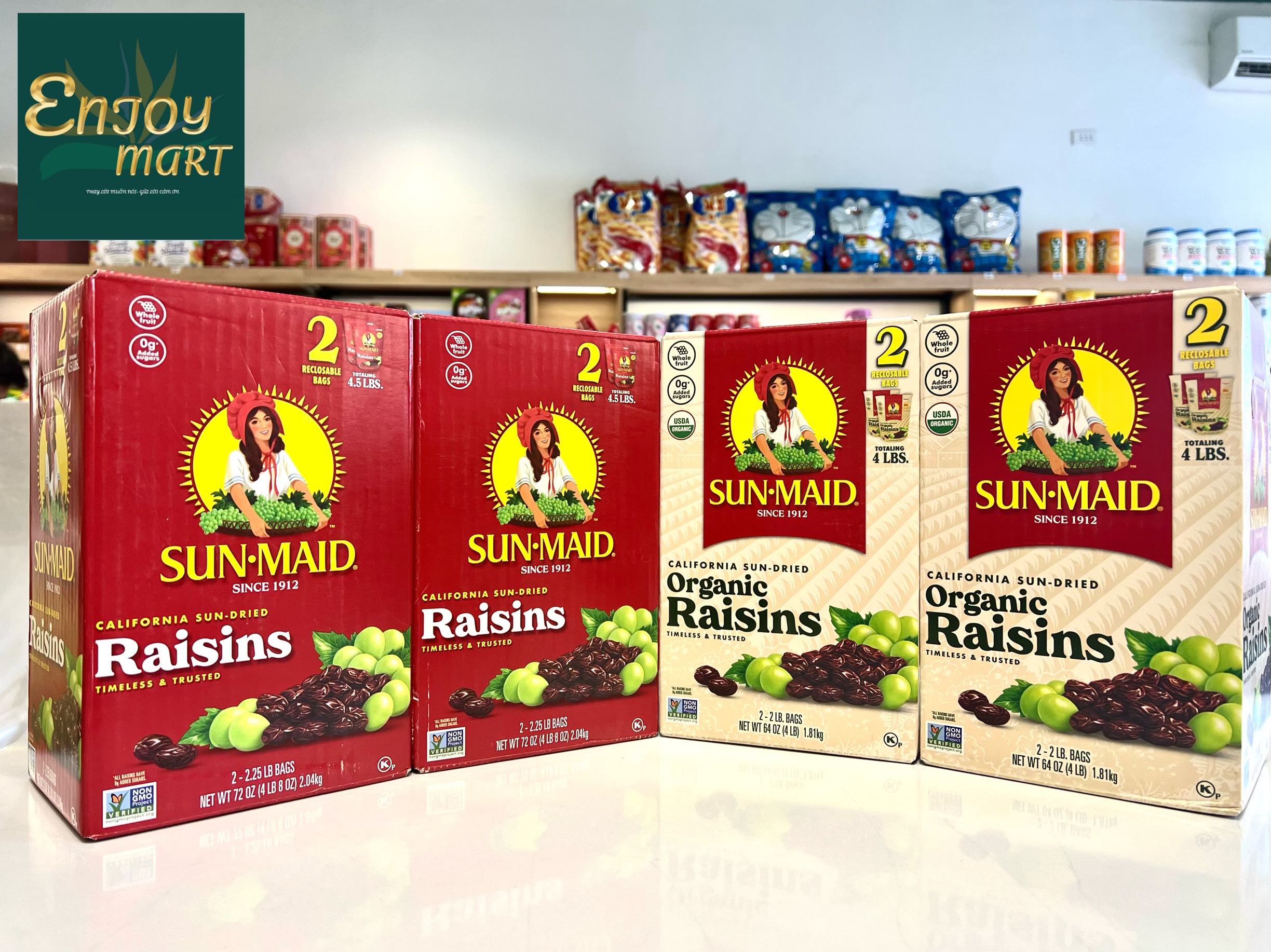 NHO KHÔ ORGANIC RAISINS SUNMAID