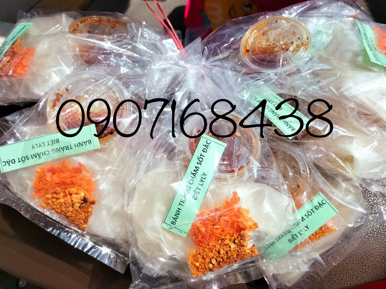 [NGON CHUẨN VỊ] COMBO 10 BỊCH BÁNH TRÁNG CHẤM SỐT ĐẶC BIỆT LYLY