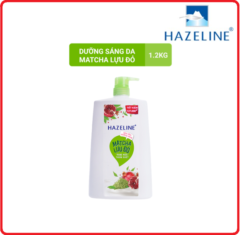 Sữa Tắm Dưỡng Da HAZELINE Chai 1,2Kg