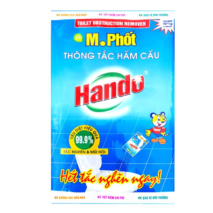 Bột thông tắc hầm cầu, bệ phốt Hando