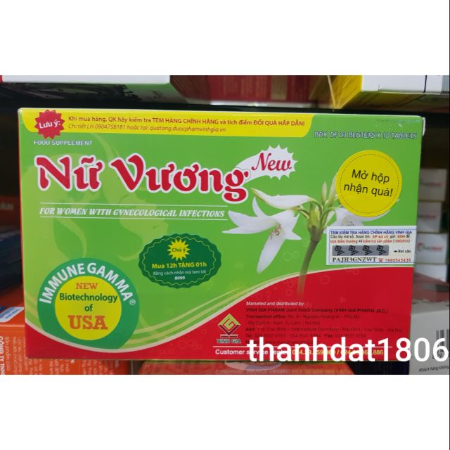 Nữ vương new viên uống cho phụ nữ hộp 30 viên