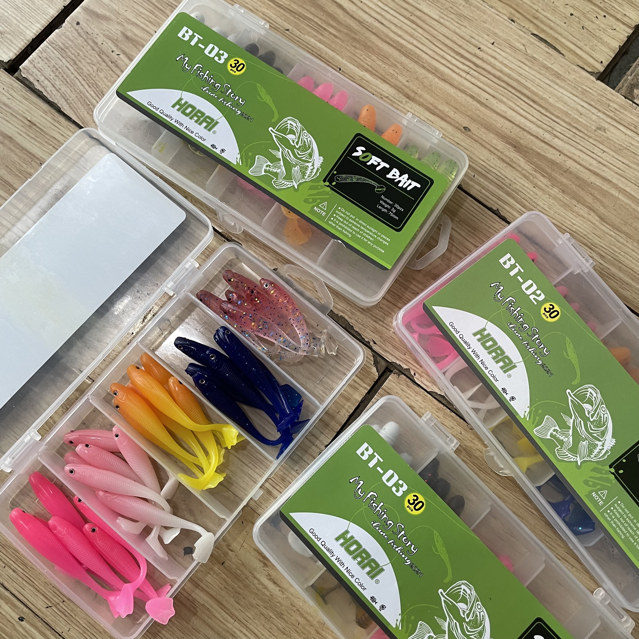 [HCM]Mồi Mềm Câu Lure : Horai BT - 02  BT - 03