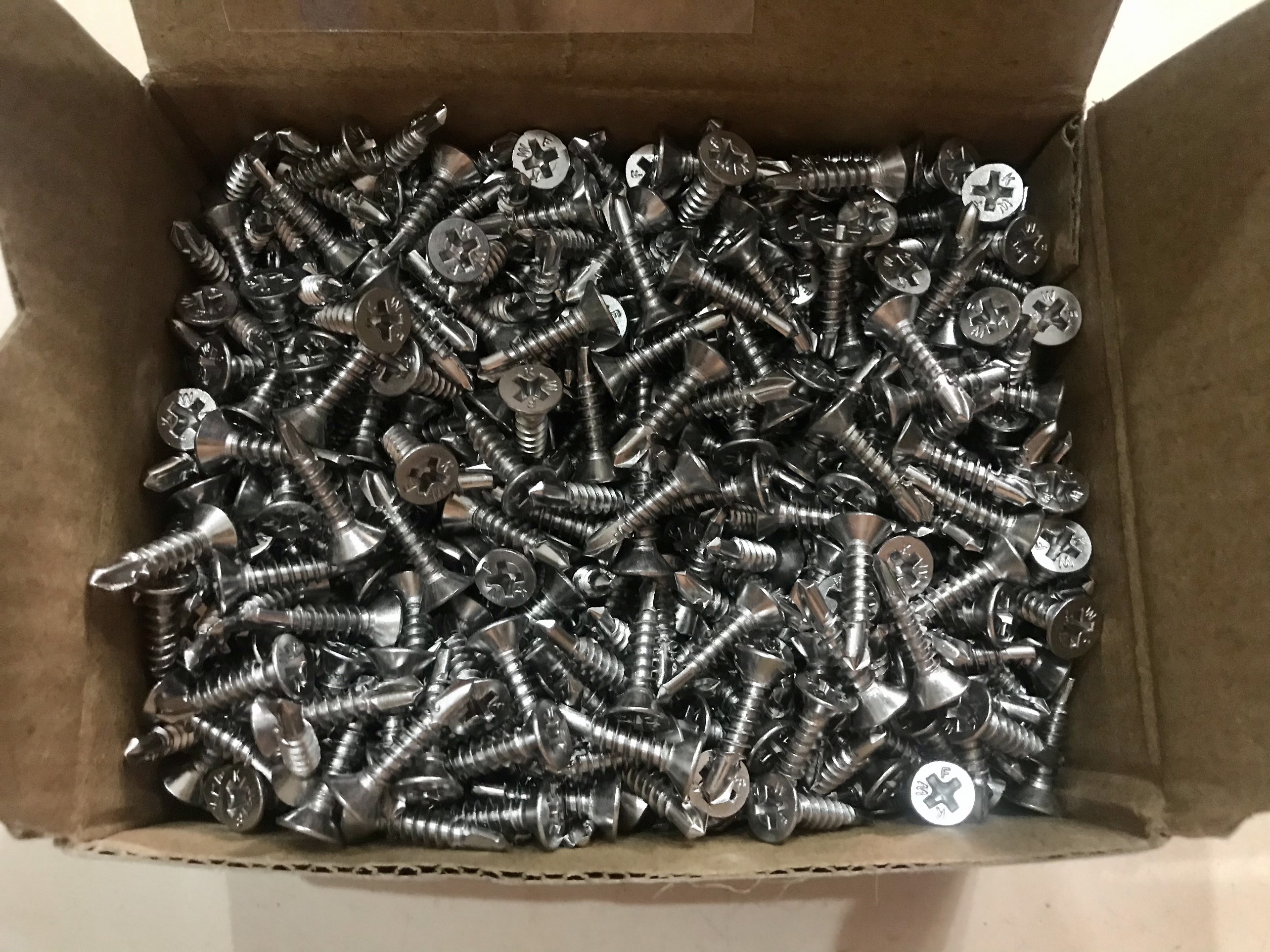 100gram Vít tự khoan Inox 410 (đầu dù/ đầu bằng)