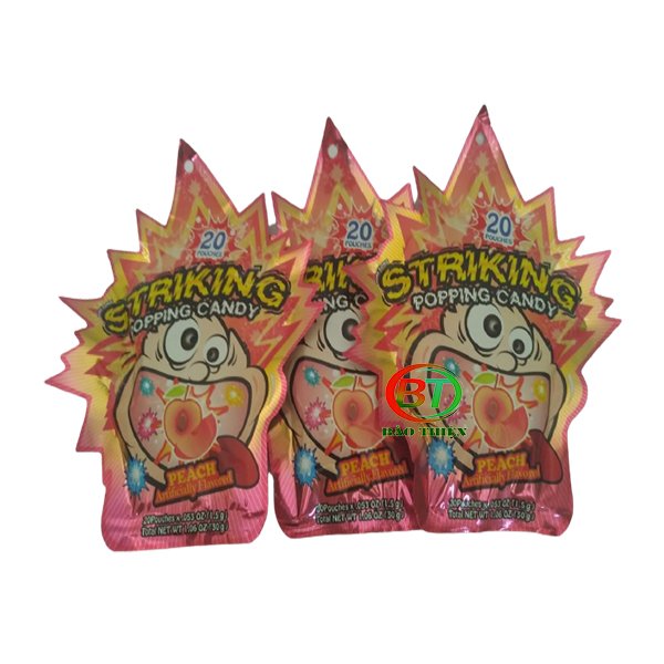 (10 vị) Kẹo nổ Striking gói 30g