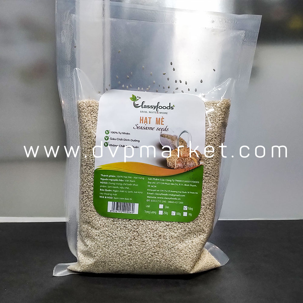 Classy - Hạt mè trắng 500g