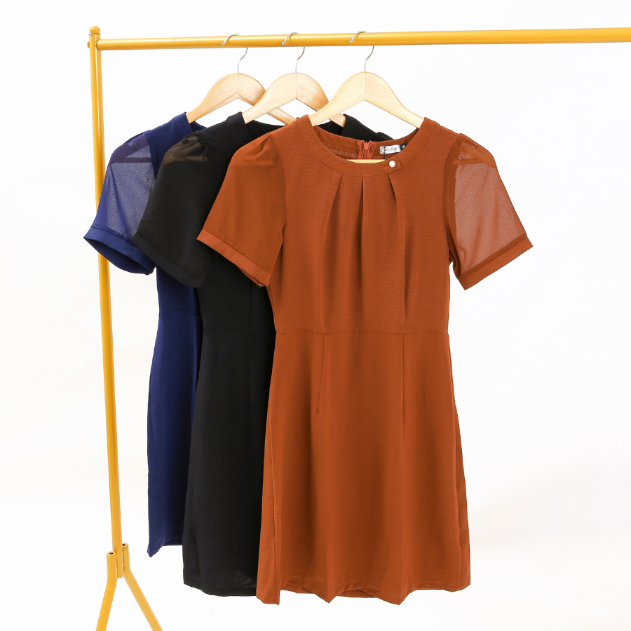 Đầm Nữ Ôm Body Chất Chiffon Siêu Mát Thiều Hoa P1243