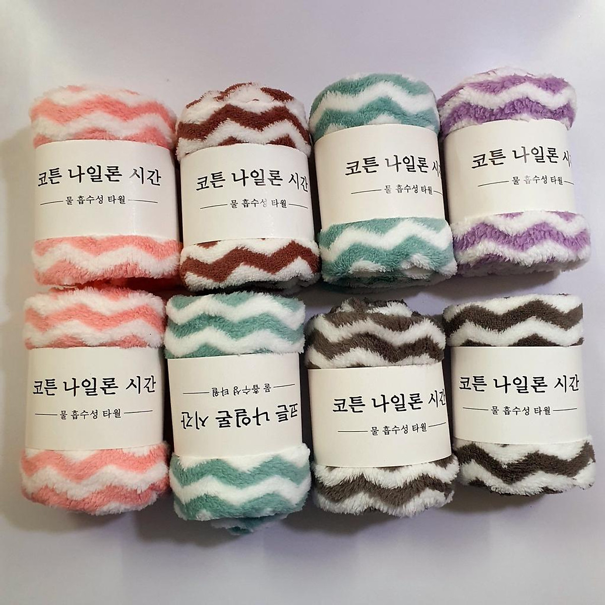 Khăn Mặt Nếp Sọc 30x50cm(màu ngẫu nhiên)