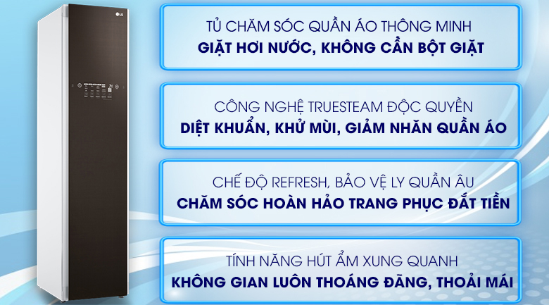 [Trả góp 0%]Tủ chăm sóc quần áo thông minh LG Styler S3RF [GIAN HÀNG UY TÍN] [HÀNG CHÍNH HÃNG]