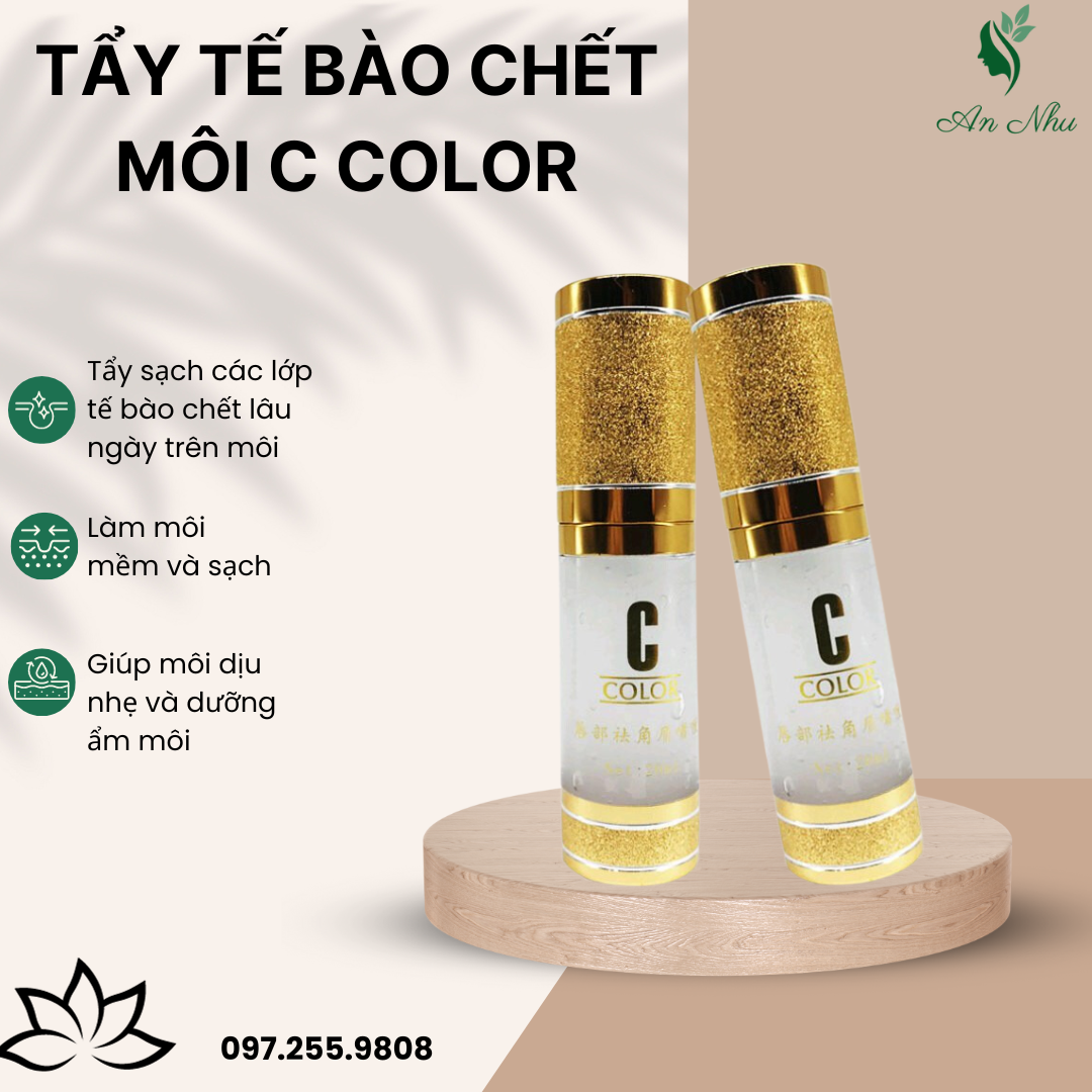 Tẩy tế bào chết môi c color