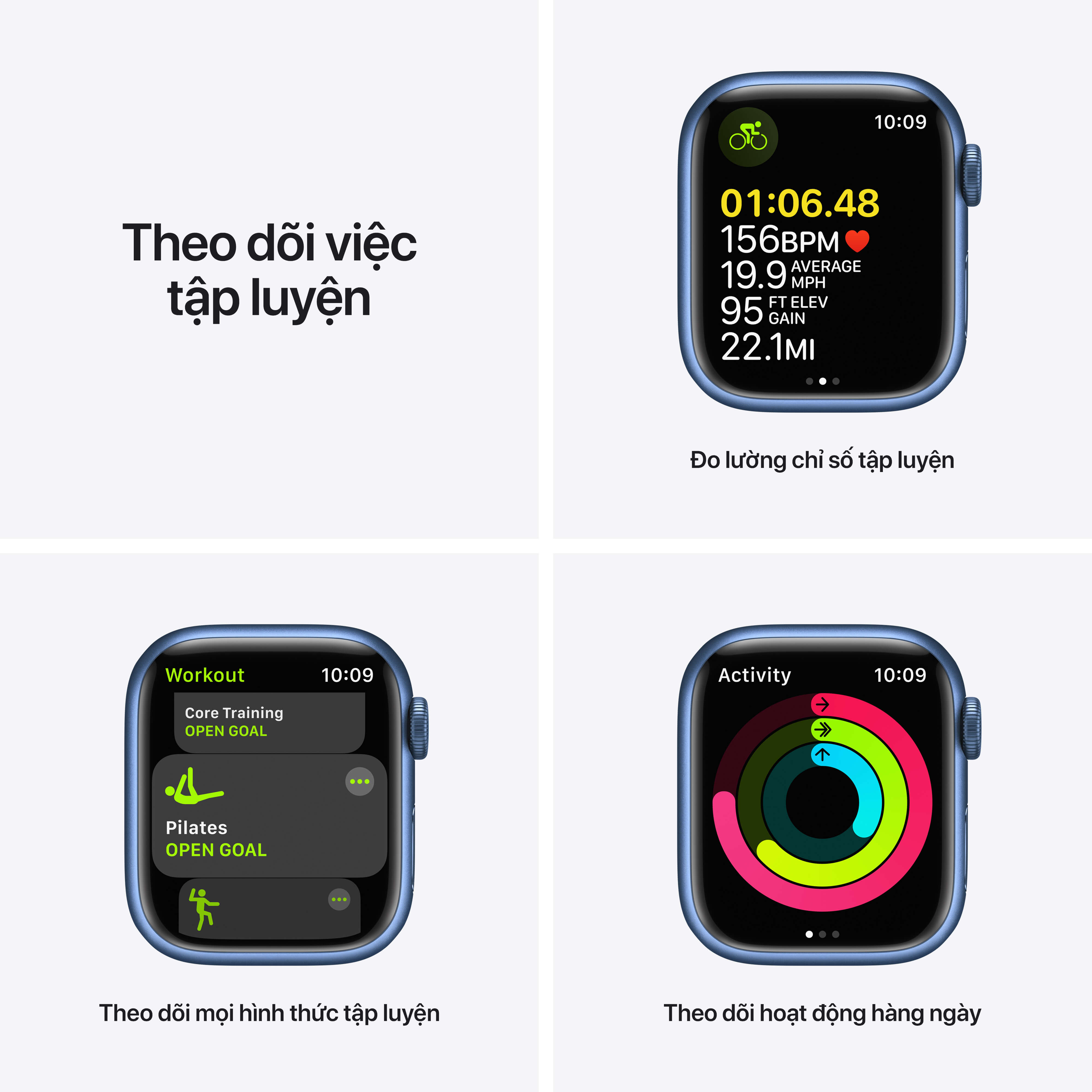 Apple Watch Series 7 GPS Nhôm (Dây Thể Thao)