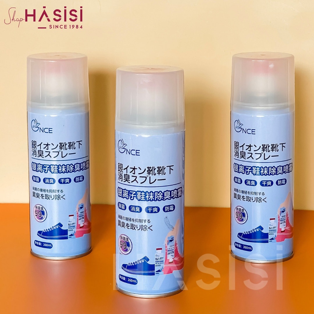 BÌNH XỊT GIÀY CHỐNG HÔI CHÂN NCE 260ML
