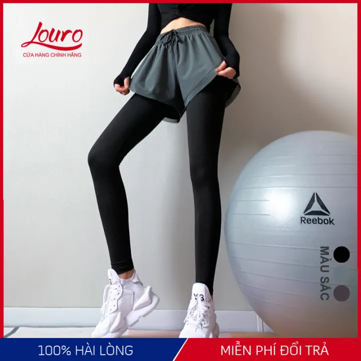 Quần Tập Gym Nữ Louro Ql30 Co Quần Short Liền Che Khuyết điểm Co Gian 4 Chiều Thoang Mat Tập Yoga Gym Zumba Lazada Vn