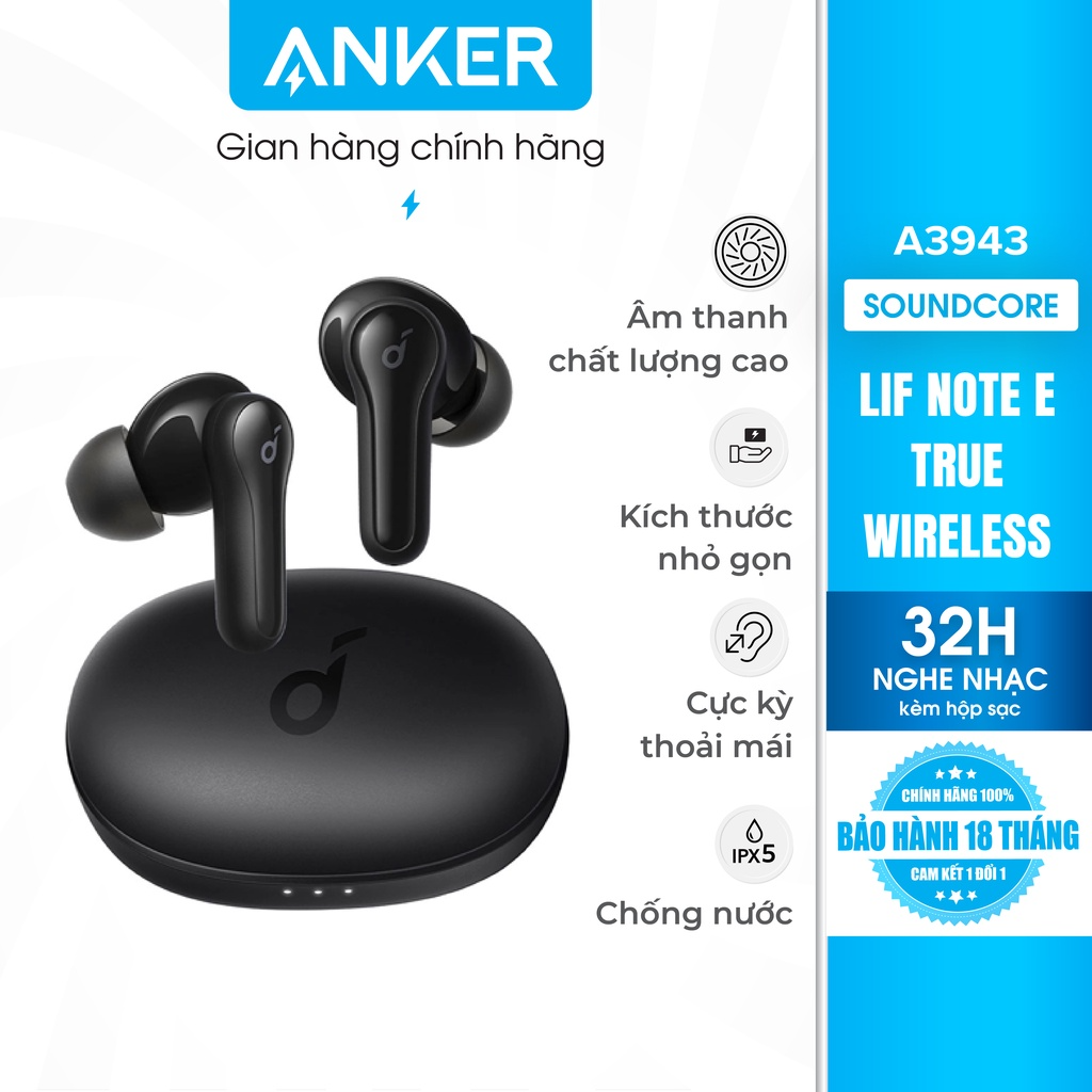 Tai nghe không dây ANKER Soundcore Life Note E True Wireless (TWS) - A3943