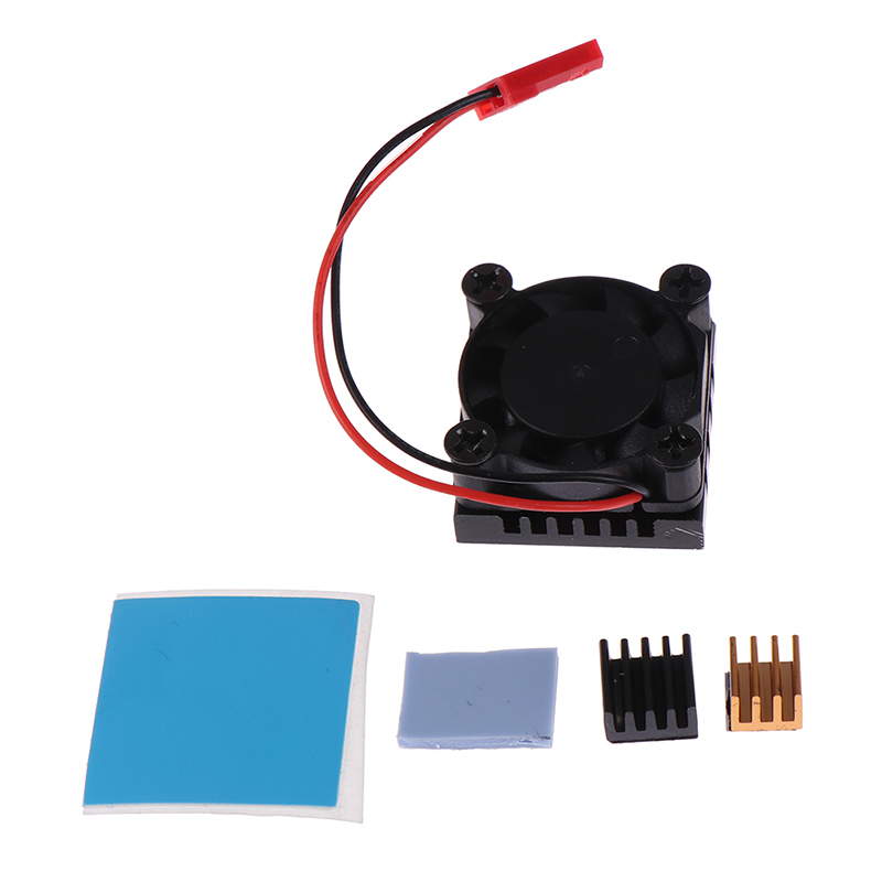Chaju1797160 Quạt làm mát với tản nhiệt bằng nhôm bộ làm mát cho Raspberry Pi 4B