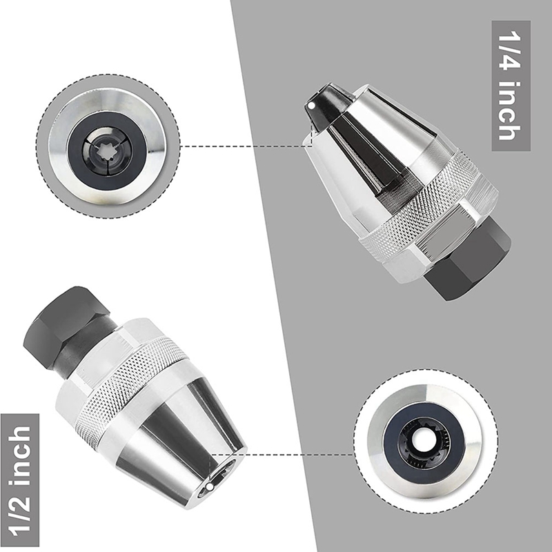 Damaged and Stud Extractor Tool Easy Out Bolt Extractor Set Tool Stud Extractor Tool Grips and Removes 1/4-Inch to 1/2-Inch Studs for Broken, Rounded Off, Painted over