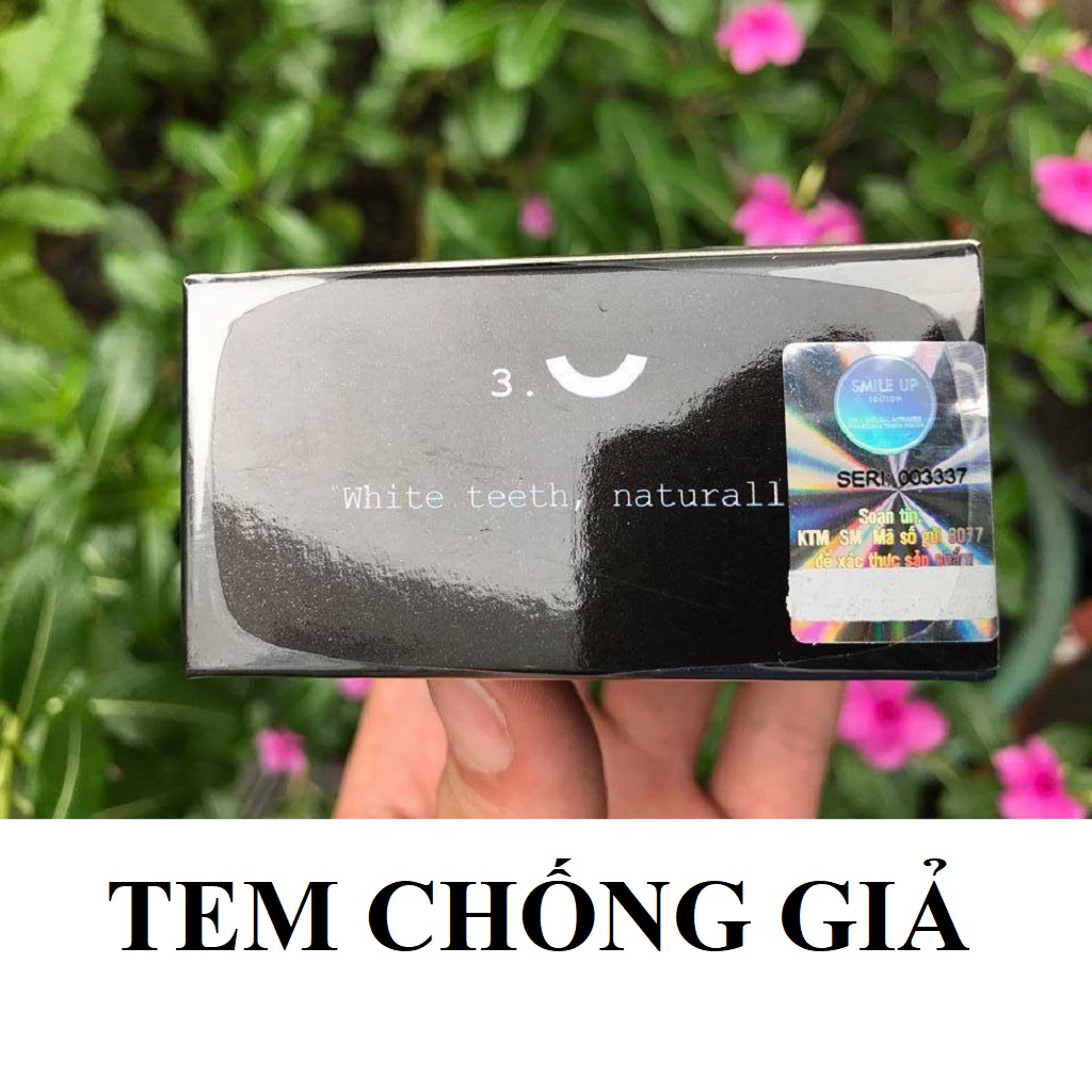 [HCM]Bột trắng răng than hoạt tính SMILE UP 80g
