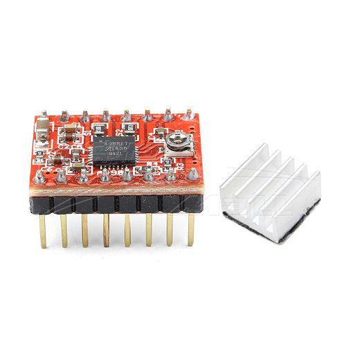 Module điều khiển động cơ A4988 Step Driver (Kèm Tản Nhiệt)