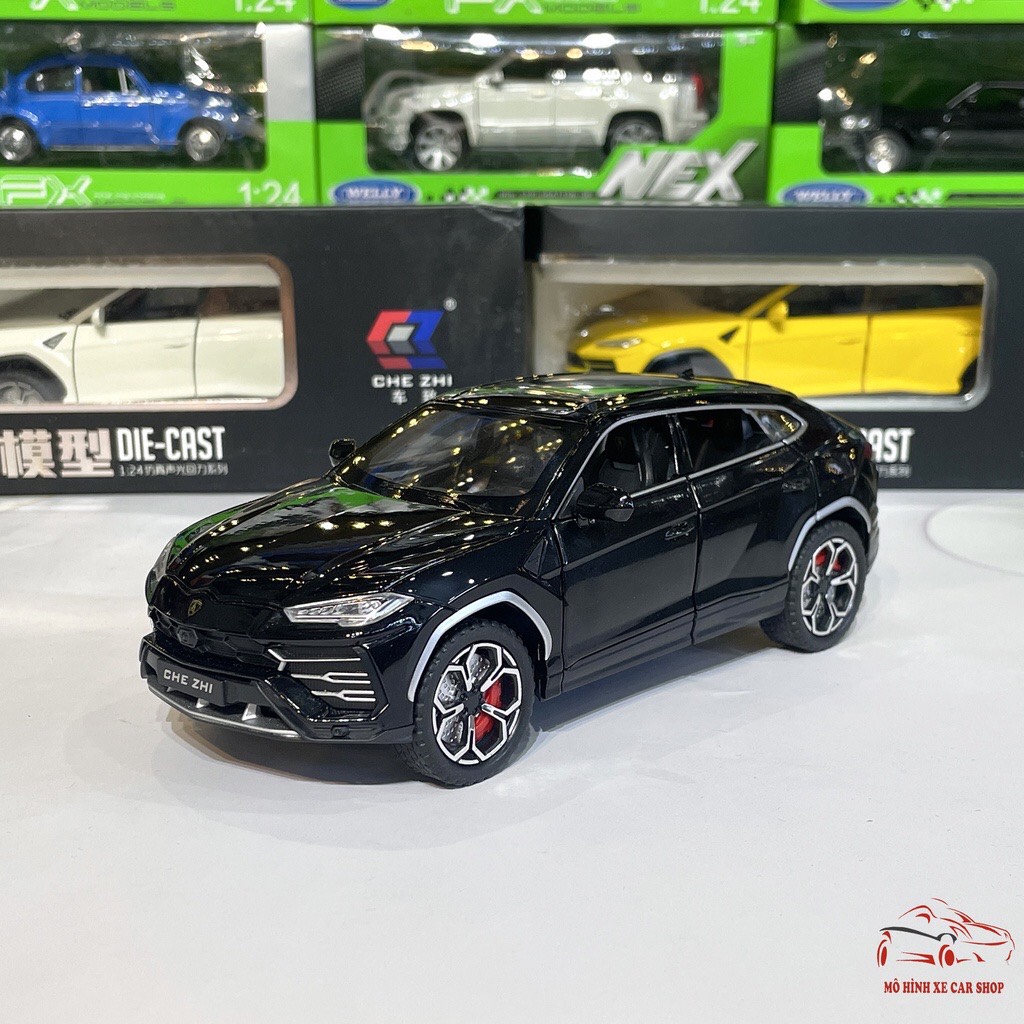 Mô hình xe sắt Lamborghini Urus tỉ lệ 1:24 hãng CHEZI 3 MÀU