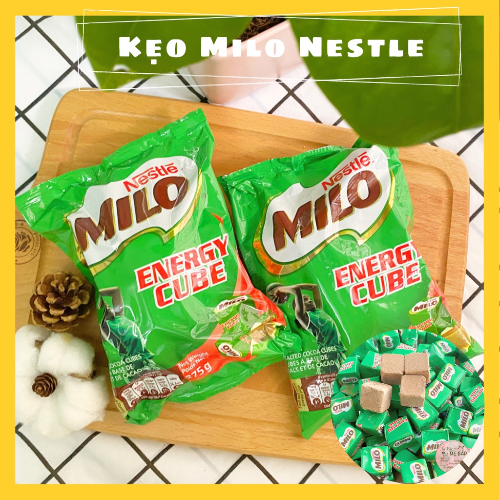 [ COMBO 2 GÓI] kẹo Milo cube 100 viên 275g - MILO CUBE THÁI LAN - ĂN VẶT