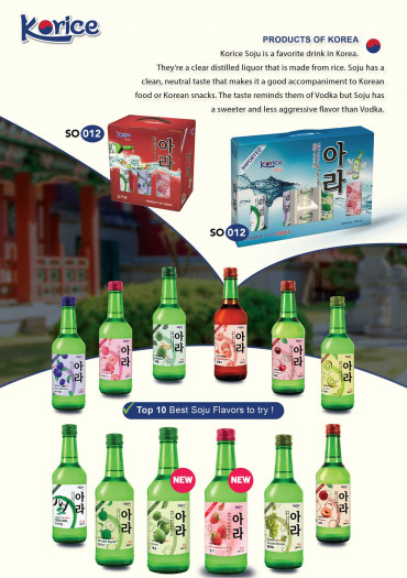SOJU HÀN QUỐC KORICE